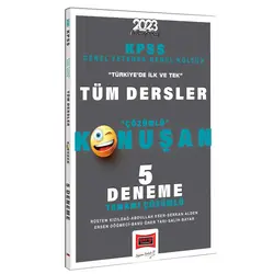 Yargı 2023 KPSS GK-GY Tüm Dersler Tamamı Çözümlü Konuşan 5 Deneme