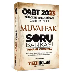 Yediiklim 2023 ÖABT Türk Dili ve Edebiyatı Öğretmenliği Muvaffak Tamamı Çözümlü Soru Bankası