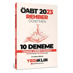 Yediiklim 2023 ÖABT Rehber Öğretmen Tamamı Video Çözümlü 10 Deneme