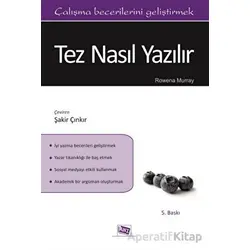 Tez Nasıl Yazılır - Şakir Çınkır - Anı Yayıncılık