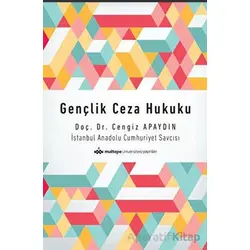 Gençlik Ceza Hukuku - Cengiz Apaydın - Maltepe Üniversitesi Yayınları