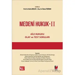Medeni Hukuk - II - Kolektif - Adalet Yayınevi