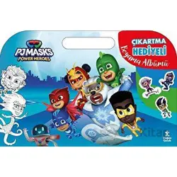 Pjmask Çıkartma Hediyeli Boyama Albümü - Kolektif - Doğan Çocuk