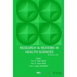 Research & Reviews in Health Sciences / December 2022 - Engin Şahna - Gece Kitaplığı