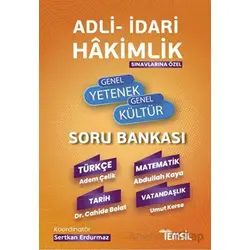 Adli- İdari Hakimlik Genel Yetenek - Genel Kültür Soru Bankası - Umut Kerse - Temsil Kitap
