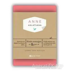 Anne Anlatsana - Elma Van Vliet - Epsilon Yayınevi