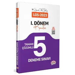 Editör LGS 1. Dönem Tamamı Çözümlü 5 Fasiküllü Deneme