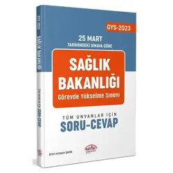 Editör T.C. Sağlık Bakanlığı GYS Soru - Cevap