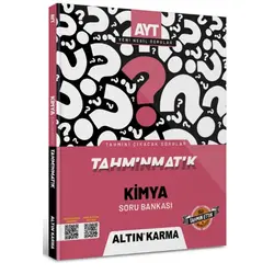 Altın Karma AYT Kimya Tahminmatik Soru Bankası