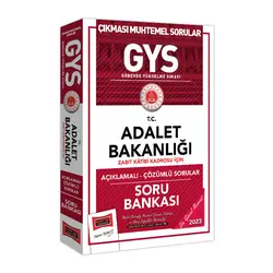 Yargı 2023 Adalet Bakanlığı GYS Zabıt Katibi Kadrosu İçin Açıklamalı Soru Bankası