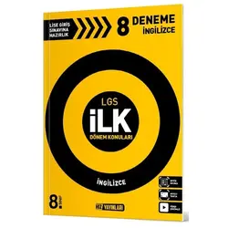 Hız Yayınları 8. Sınıf LGS İngilizce 1. Dönem 8 Deneme
