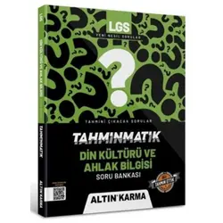 Altın Karma 8. Sınıf LGS Din Kültürü ve Ahlak Bilgisi Tahminmatik Soru Bankası