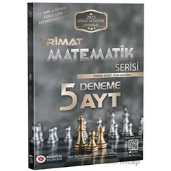 Karaağaç Yayınları 2023 AYT Matematik Trimat Serisi 5 Deneme - Kolektif - Karaağaç Yayıncılık