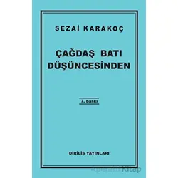 Çağdaş Batı Düşüncesinden - Sezai Karakoç - Diriliş Yayınları