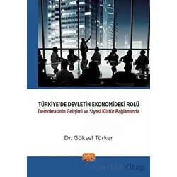 Türkiye’de Devletin Ekonomideki Rolü - Göksel Türker - Nobel Bilimsel Eserler
