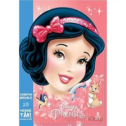 Maskeni Tak Disney Prenses Çıkartma Hediyeli Boyama Kitabı - Kolektif - Doğan Çocuk