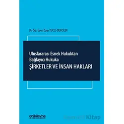 Uluslararası Esnek Hukuktan Bağlayıcı Hukuka: Şirketler ve İnsan Hakları
