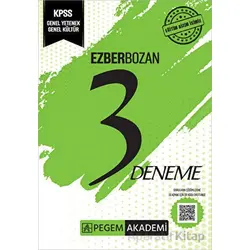 Ezberbozan KPSS Genel Yetenek Genel Kültür Tamamı Çözümlü 3 Deneme