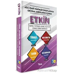 Etkin Genel Yetenek Genel Kültür Çıkmış Soru Bankası - Umut Kerse - Temsil Kitap