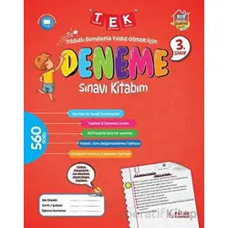 3. Sınıf Tek Deneme Sınavı Kitabım Palme Yayıncılık - Kolektif - Palme Yayıncılık