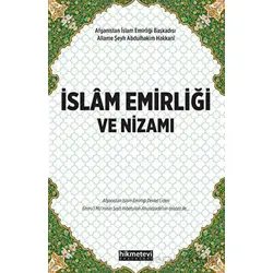 İslam Emirliği ve Nizamı - Allame Şeyh Abdulhakim El-Hakkani - Hikmetevi Yayınları