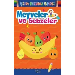 Meyveler ve Sebzeler Şirin Boyama Serisi Koloni Çocuk