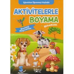 Aktivitelerle Boyama Kitabım Sevimli Hayvanlar Koloni Çocuk