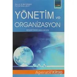 Yönetim ve Organizasyon - Adnan Çelik - Eğitim Yayınevi - Ders Kitapları