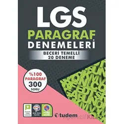 LGS Paragraf Denemeleri - Kolektif - Tudem Yayınları