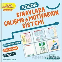 Sınavlara Çalışma ve Motivasyon Sistemi - Osman Abalı - Adeda Yayınları