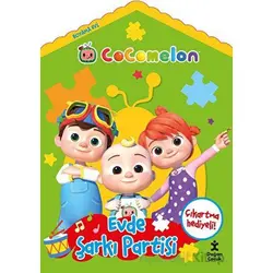 Evde Şarkı Partisi - Cocomelon Boyama Evi - Kolektif - Doğan Çocuk