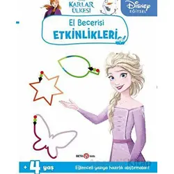 Disney Eğitsel Karlar Ülkesi El Becerisi Etkinlikleri Yazıya Hazırlık - Kolektif - Beta Kids