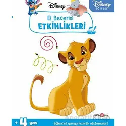 Disney Eğitsel Simba El Becerisi Etkinlikleri Yazıya Hazırlık - Kolektif - Beta Kids