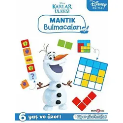 Disney Eğitsel Karlar Ülkesi Çıkartmalı Mantık Bulmacaları - Gökçe Demir - Beta Kids