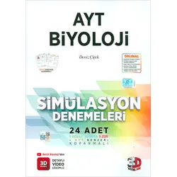 AYT Biyoloji Simülasyon Denemeleri 3D Yayınları
