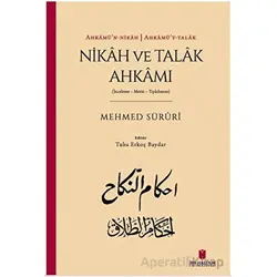 Ahkamün-nikah Ahkamüt-talak Nikah ve Talak Ahkamı