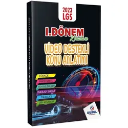 Kurul 2023 8. Sınıf LGS Tüm Dersler 1. Dönem Video Destekli Konu Anlatımı