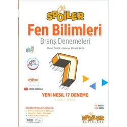 7.Sınıf Fen Bilimleri Branş Denemeleri Spoiler Yayınları