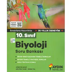 10.Sınıf Biyoloji Soru Bankası Aydın Yayınları