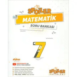 7.Sınıf Matematik Spoiler Soru Bankası Spoiler Yayınları