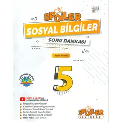 5.Sınıf Sosyal Bilgiler Spoiler Soru Bankası Spoiler Yayınları