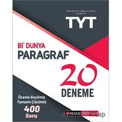TYT Bi Dünya Paragraf 20 Deneme - Kolektif - Pegem Akademi Yayıncılık