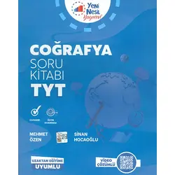 TYT Coğrafya Soru Kitabı Yeni Nesil Yayınları