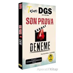 DGS Son Prova 4 Çözümlü Deneme - Barış Ulaş Soysal - Tasarı Eğitim Yayınları