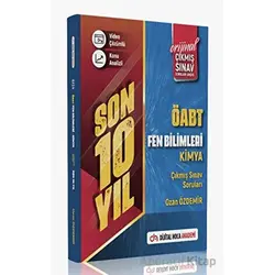 ÖABT Fen Bilimleri Kimya Son 10 Yıl Orijinal Çıkmış Sınav Soruları Video Çözümlü Konu Analizli