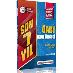 ÖABT Okul Öncesi Son 8 Yıl Orijinal Çıkmış Sınav Soruları Video Çözümlü - Onur Atilla - Dijital Hoca
