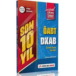 2023 ÖABT DKAB Son 10 Yıl Orijinal Çıkmış Sınav Soruları Video Çözümlü