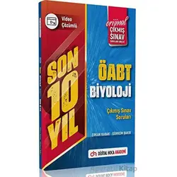 2023 ÖABT Biyoloji Son 10 Yıl Orijinal Çıkmış Sınav Soruları Video Çözümlü Akademi