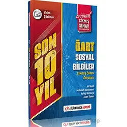 2023 ÖABT Sosyal Bilgiler Öğretmenliği Son 10 Yıl Orijinal Çıkmış Sınav Soruları Video Çözümlü