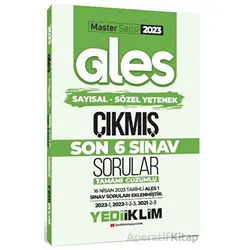 Yediiklim 2023 ALES Sayısal-Sözel Yetenek Çıkmış Son 6 Sınav Tamamı Çözümlü (ALES-1 Dahil)